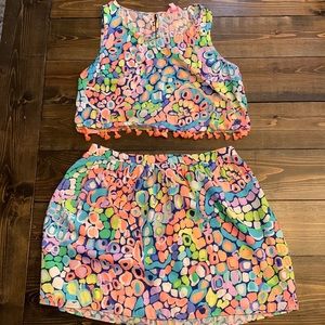 Lilly Pulitzer Selina Top & Skirt Set